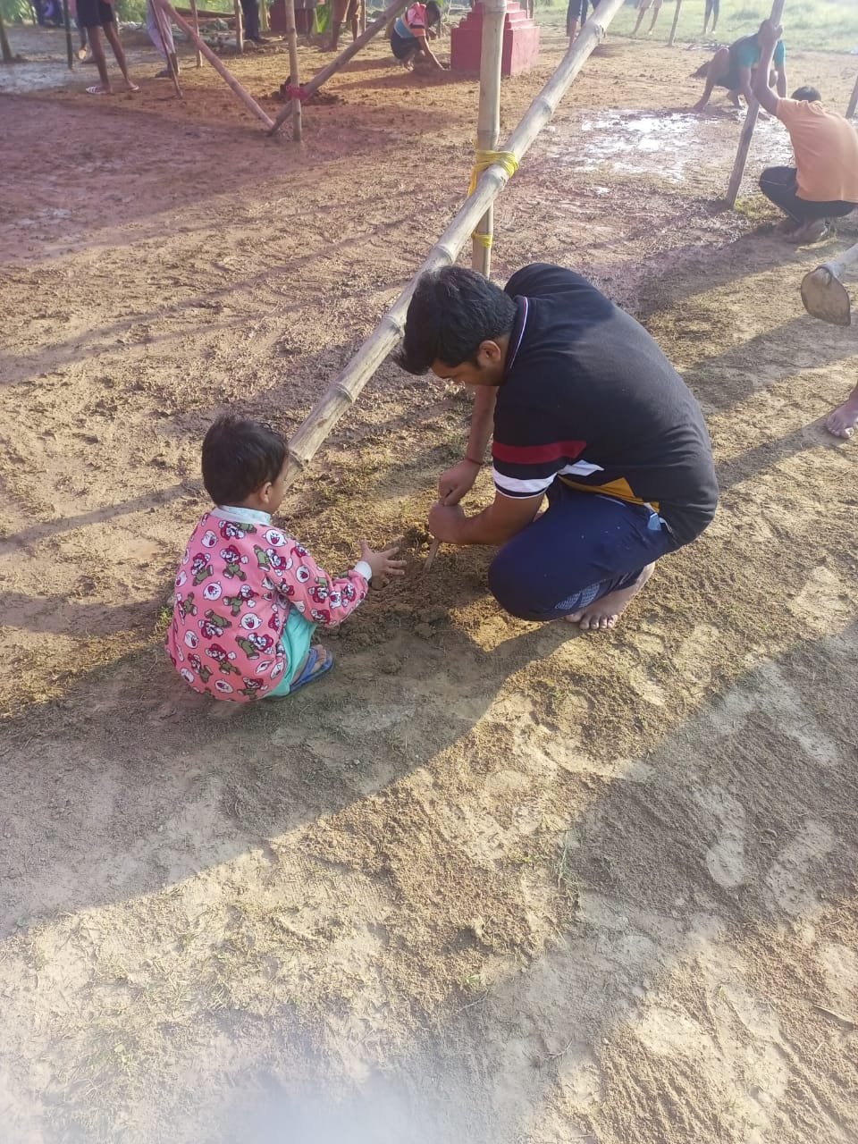 Cleaning of Sirauna Chhath ghat